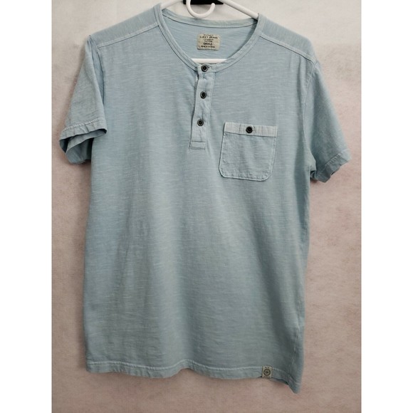 Lucky Brand Other - Lucky Brand Men's  Tee Shirt, Light Blue, Size Sm quarter button henley